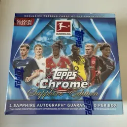 Topps Chrome Bundesliga 2025/26 Sapphire Edition - Hobby Box ✅ In Hand - Image 1