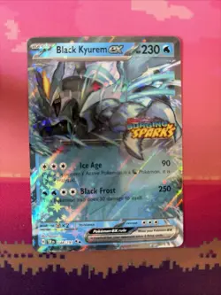 Pokemon Card Black Kyruem Ex Surging Sparks Stamped 048/191 Near Mint - Image 1