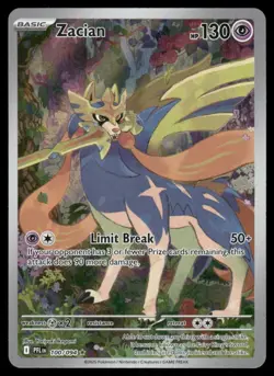 Pokemon Cards Zacian 100/094 Phantasmal Flames Illustration Rare NM *2 - Image 1
