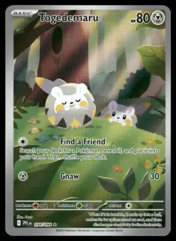 Pokemon Cards Togedemaru 104/094 Phantasmal Flames Illustration Rare NM *2 - Image 1