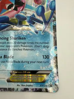 Pokemon Ash-Greninja EX XY133 Jumbo Promo Oversized Full Art Holo Rare Card 2016 - Image 3