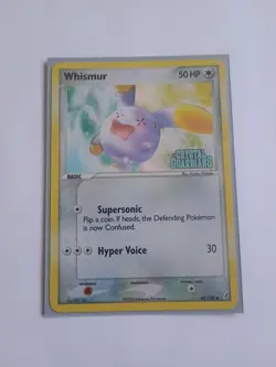 Whismur 69/100 EX Crystal Guardians Stamped Reverse Holo Pokemon TCG Card - Image 1