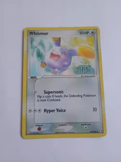 Whismur 69/100 EX Crystal Guardians Stamped Reverse Holo Pokemon TCG Card - Image 2