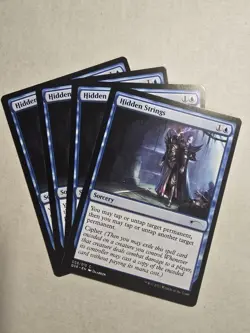 HIDDEN STRINGS (PIONEER CHALLENGER DECKS 2021) X4 Promo Magic MTG MINT CARD - Image 1