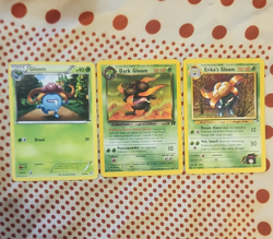 Pokemon TCG Gloom, Dark Gloom, Erika's Gloom Lot 3 Creature Cards English - Image 1