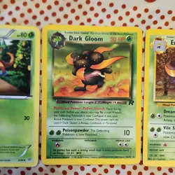 Pokemon TCG Gloom, Dark Gloom, Erika's Gloom Lot 3 Creature Cards English - Image 2