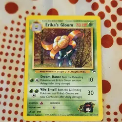 Pokemon TCG Gloom, Dark Gloom, Erika's Gloom Lot 3 Creature Cards English - Image 4