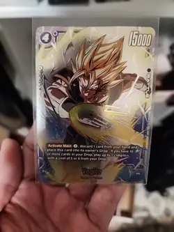 Vegito FB04-046 U Battle Card 15000 Power Bandai - Dragon Ball Super Card Game - Image 1