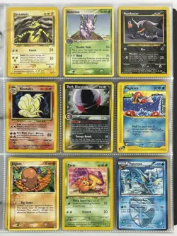 Pokemon Card Collection VTG Binder Holo Rare E-Reader WoTC Dark Electrode Rocket - Image 1