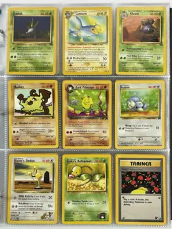 Pokemon Card Collection VTG Binder Holo Rare E-Reader WoTC Dark Electrode Rocket - Image 5