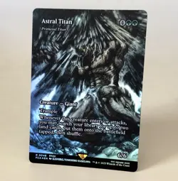 MTG Astral Titan - Primeval Titan - Foil - Final Fantasy FCA NM - Image 1