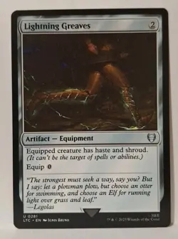 MTG Lightning Greaves x1 UB LotR ToME Comman... Regular NM/PFresh! - Image 1
