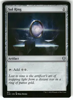 MAGIC: THE GATHERING SOL RING 871 COMMANDER LEGENDS: BATTLE FOR BALDUR'S GATE NM - Image 1