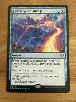 Fierce Guardianship - Commander Masters Instant Rare 0094 MTG - Image 1