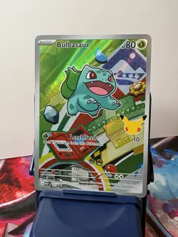 Pokemon Bulbasaur MEP 037 80 HP Stamped Holo Basic Card English - Image 1