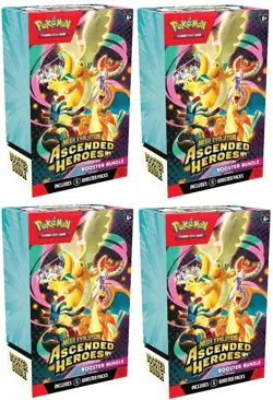 Pokemon Mega Evolution-Ascended Heroes Booster Bundle X 4 - In Hand 24th/25th - Image 1