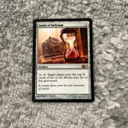Sands Of Delirium MTG Core Set 2015 Magic The Gathering LP Rare PRINT ERROR - Image 1