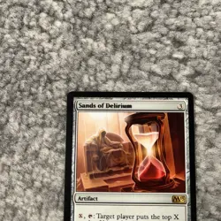 Sands Of Delirium MTG Core Set 2015 Magic The Gathering LP Rare PRINT ERROR - Image 2