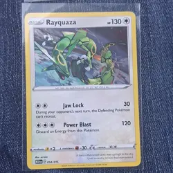 Pokemon Rayquaza 014/015 McDonald's 2024 Promo Card Regular HP 130 - Image 1