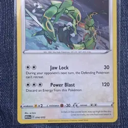 Pokemon Rayquaza 014/015 McDonald's 2024 Promo Card Regular HP 130 - Image 3