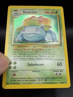 Base Set Pokemon TCG Venusaur - Image 2
