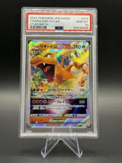 2022 POKEMON JPN SWORD & SHIELD VSTAR UNIVERSE #014 CHARIZARD VSTAR PSA 10 - Image 1