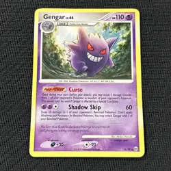 Pokemon Arceus Gengar 16/99 Non-Holo Rare Card 2009 - Image 1