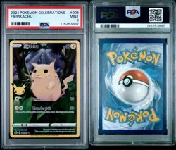 Pokemon TCG Pikachu 005/025 Celebrations Holo PSA 9 Mint - Image 3