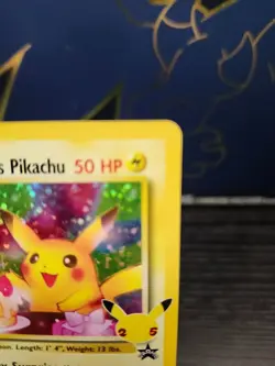 2021 Pokemon SWSH Celebrations Birthday Pikachu Classic #24 - Image 3