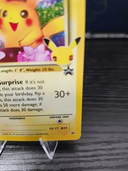 2021 Pokemon SWSH Celebrations Birthday Pikachu Classic #24 - Image 5
