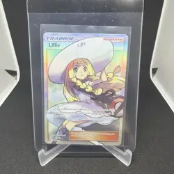 Lillie Full Art 147/149 Ultra Rare Trainer Supporter Pokemon TCG Sun & Moon - Image 1
