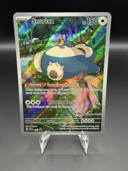 Pokemon Center Snorlax 51 Stamped Promo - Image 1