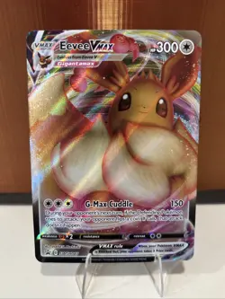 Pokemon TCG Eevee VMAX SWSH087 Holo Black Star Promo NM/M - Image 1
