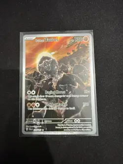 Paldean Tauros 218/193 Paldea Evolved Holo Illustration Rare Pokemon TCG NM - Image 1