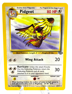 Pidgeot 24/64 - Jungle - Rare - Pokemon - NM - Image 1