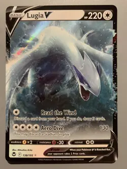 POKEMON LUGIA V SILVER TEMPEST ULTRA RARE 138/195 (ENGLISH VERSION) - Image 1
