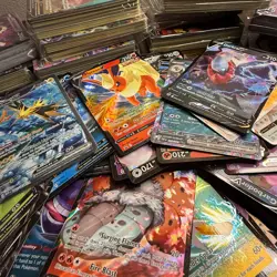 100 Pokemon Card Lot - GX, VMAX, Booster Pack Included, Surging Sparks And More! - Image 3