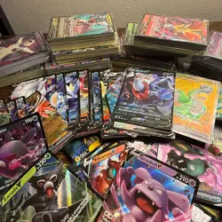 100 Pokemon Card Lot - GX, VMAX, Booster Pack Included, Surging Sparks And More! - Image 4
