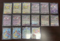 Pokemon TCG Surging Sparks EX card lot of 16. All NM and clean - Image 1