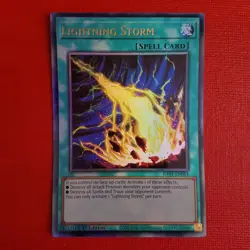 Yugioh Lightning Storm RA01-EN061 1st Edition Ultimate Rare - Image 1