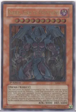 YU-GI-OH RAVIEL, LORD OF PHANTASMS 1ST EDITION ULTIMATE RARE #SOI-EN003! - Image 1
