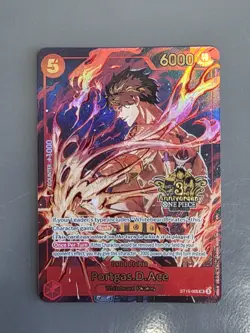 Portgas.D.Ace ENGLISH (Japanese Version 3rd Anniversary Set) ST15-005 One Piece - Image 1