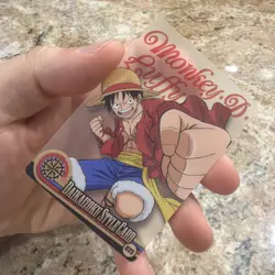 2011 Morinaga One Piece Monkey D luffy Daikaizoku 025 Vintage Card - Image 1