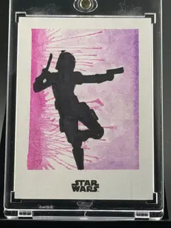 Topps Star Wars Sketch Card by Julie Anne - Image 1