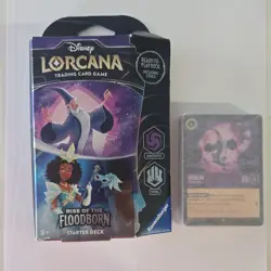 Disney Lorcana Rise of the Floodborn Starter Deck Merlin Tiana 60 Cards 2 Foils - Image 3