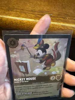 Mickey Mouse - Leader of the Band 34 Disney Lorcana Promo Cards Cold Foil - Image 2