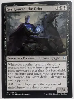 Syr Konrad, the Grim x1 Throne of Eldraine Magic the Gathering MTG LP/NM - Image 1