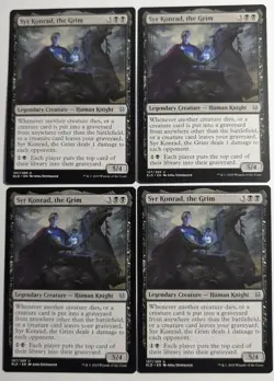 Syr Konrad, the Grim x1 Throne of Eldraine Magic the Gathering MTG LP/NM - Image 3