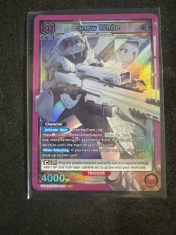 Union Arena Snow White [SR Foil] Goddess of Victory NIKKE UE14BT 055 Purple NM - Image 1