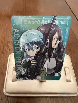 Union Arena Sword Art Online Sinon Action Point Card Foil English UEPR/SAO-AP01 - Image 1